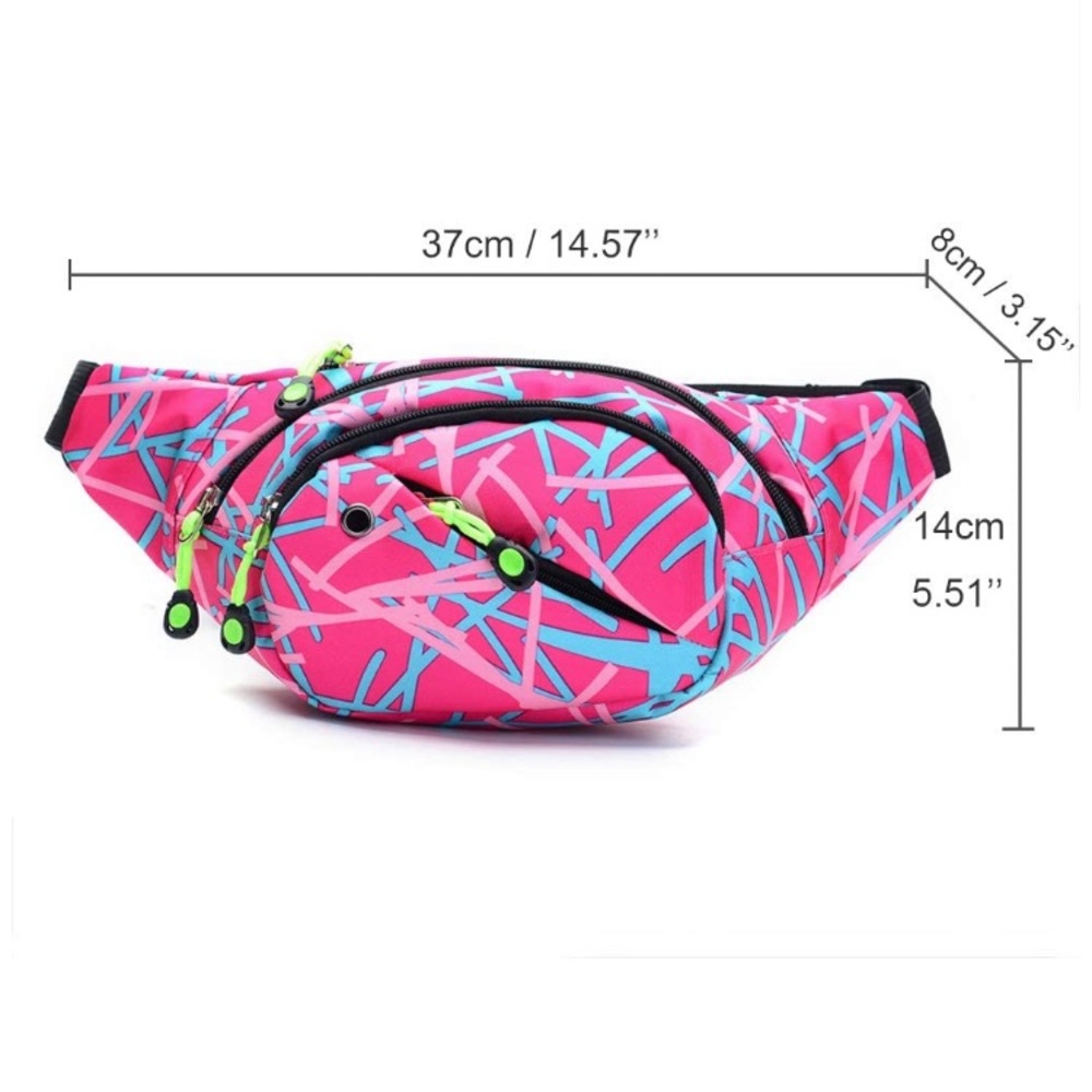 Retro style adjustable fanny pack